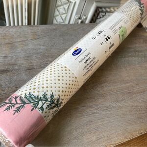 Premium Quality Disposable Tableware Pink white gold polka dot